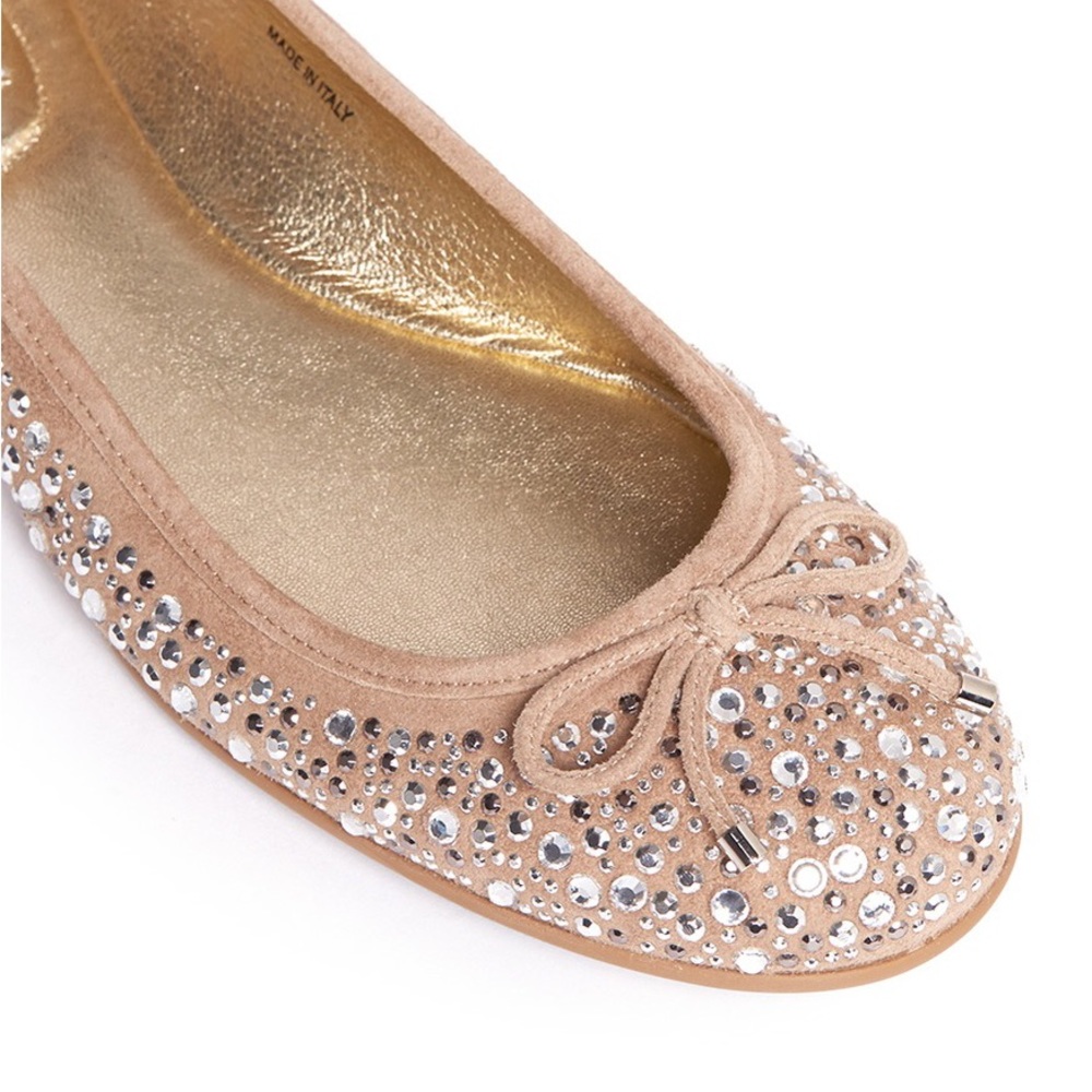 Jimmy Choo Rhinestone Flats - Picture 9 of 9